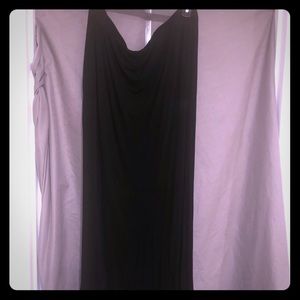 Black maxi skirt